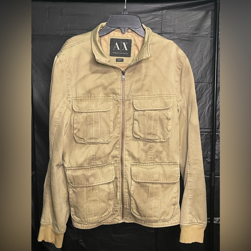 Khaki Armani Exchange jacket Size M